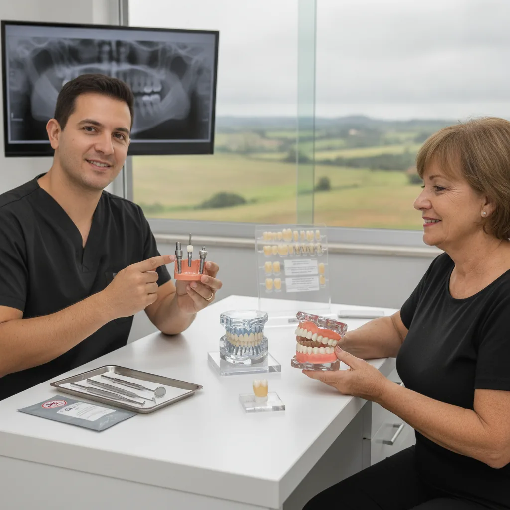 Implante Dentário ou Dentadura em Caçador SC: Qual Escolher?